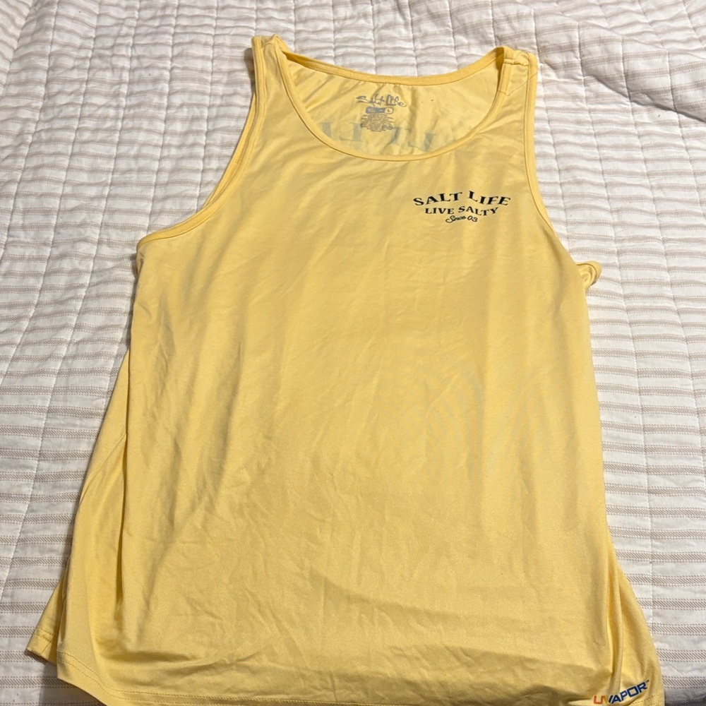 Salt Life Vibrant Yellow Sleeveless Top